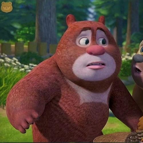 熊二可爱头像吃瓜视频下载,萌态十足，笑料横生